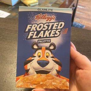 glamlite kelloggs frosted flakes unused but some shadows swatched